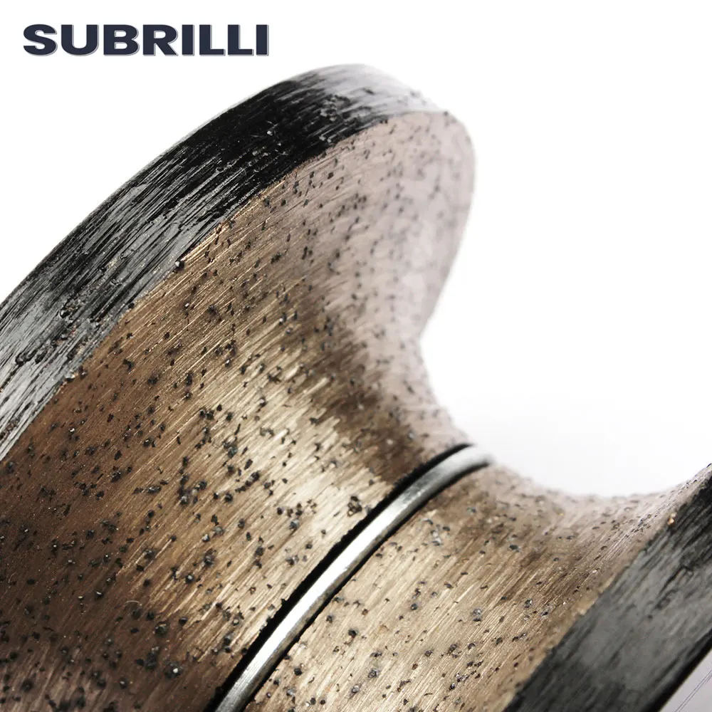 SUBRILLI v20 M10 Thread Metal Continuous Router Bit Diamond Cutting Bit For Stone Edge Granite Marble Concrete Grinding
