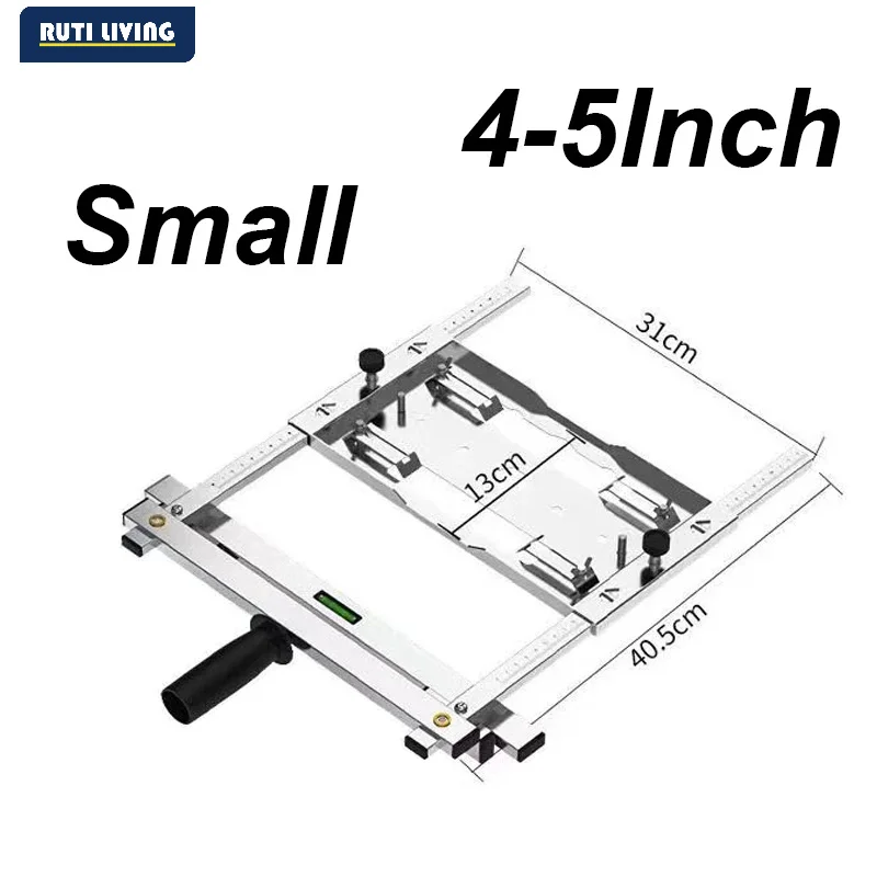 For 4/5/7inch Electric Circular Saw Trimmer Edge Guide Positioning Cutting Board Bracket, For Router Milling Circle Groove Tool