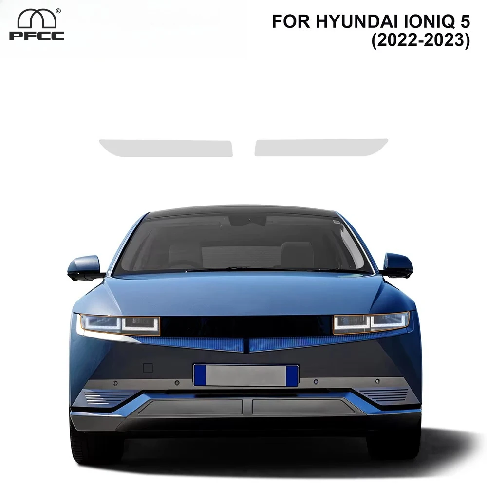 For Hyundai IONIQ 5 2022-2024 Pre-cut TPU PPF Car Headlight Protection Film Rearview Clear Decal Sticker Anti-scratch Resistant