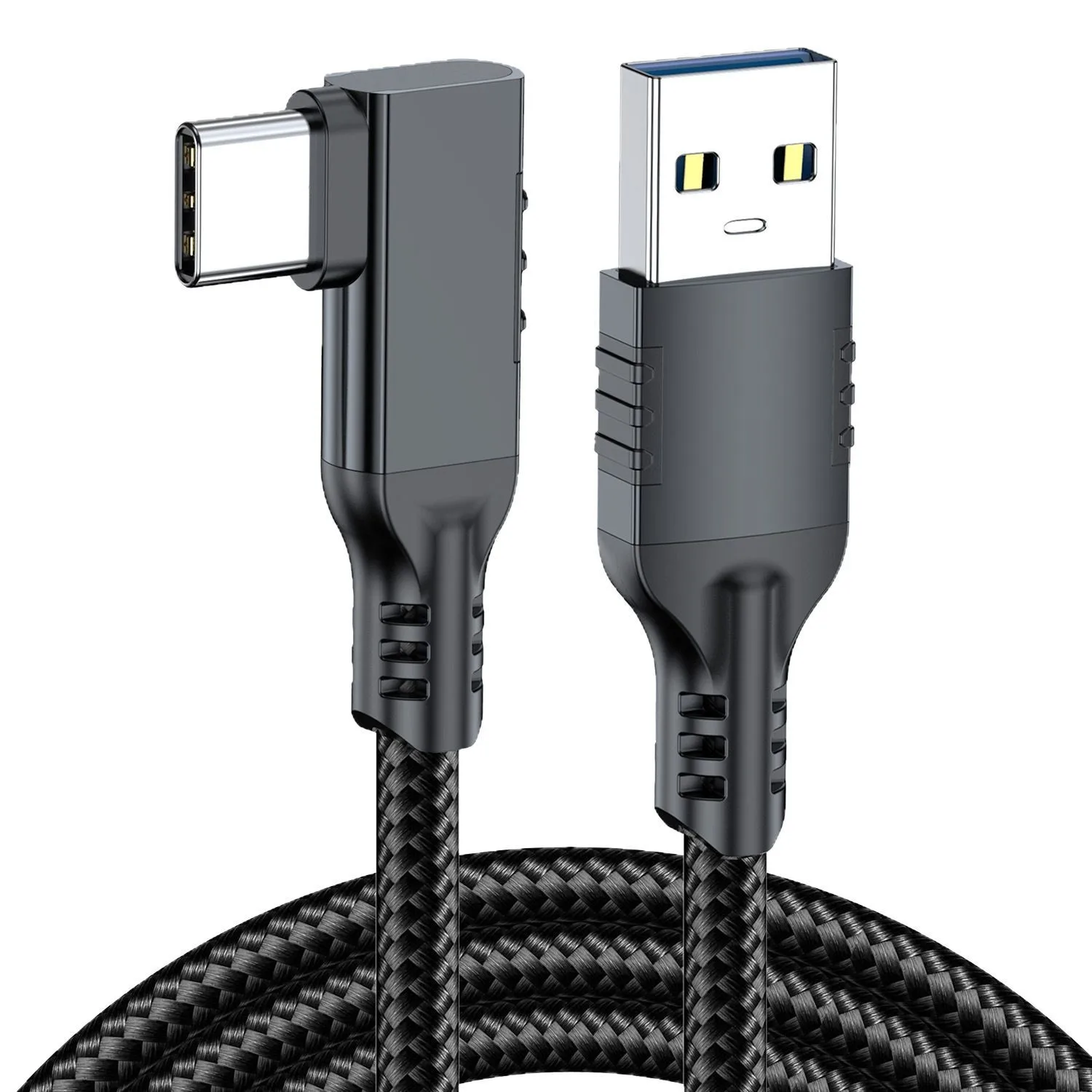 USB 3.2 Gen2 Cable Elbow 10Gbps 3m 5m For Oculus Quest 1/2 VR Link Cable 3A USB Type A to Type-C Charger Data Switch Camera Line