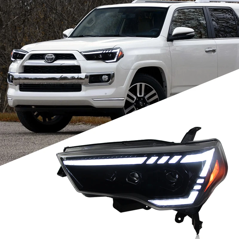 LED Headlights for Toyota 4Runner Off-Road SR5 Headlights 2014-2022 LED DRL LED Lend Projector Front Signal Lights Headlamp