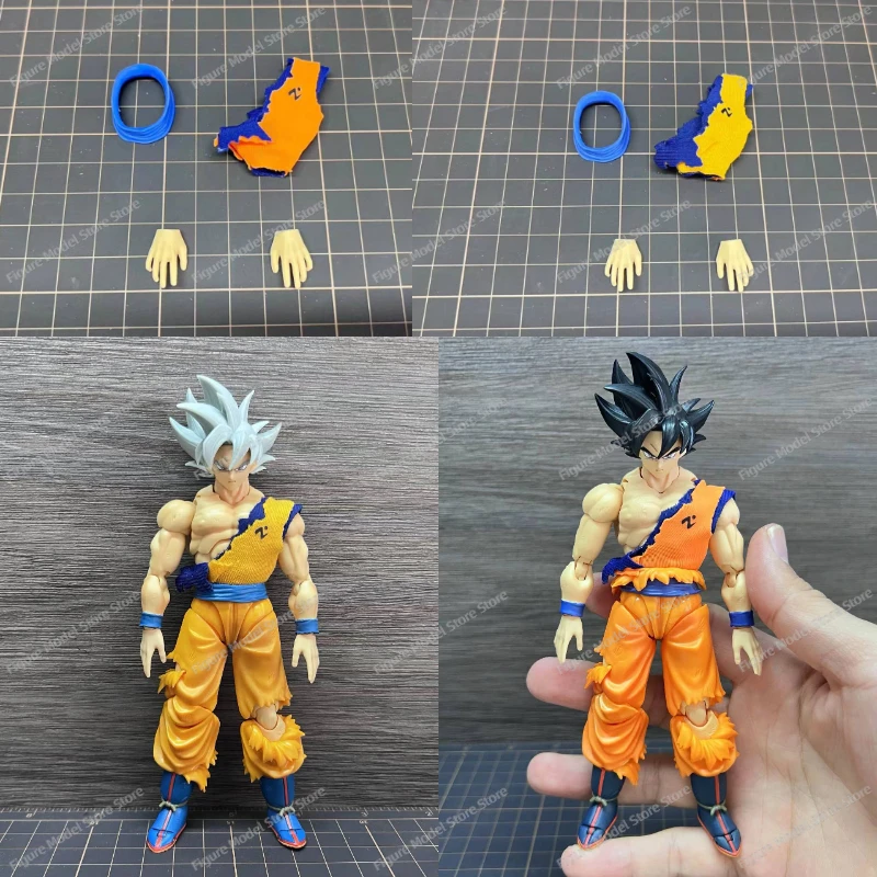 Tigery Dragon Ball SHF Super Saiya SSJ Son Goku Gohan Trunks Heads Accessories Anime Action Figures Toys Models Collector PVC