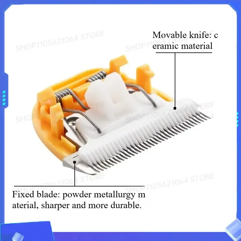 Ceramic Head for LILI ZP-293 294 295 296 298 299 Pet Electric Clippers Replacement Blade Professional Grooming Tool