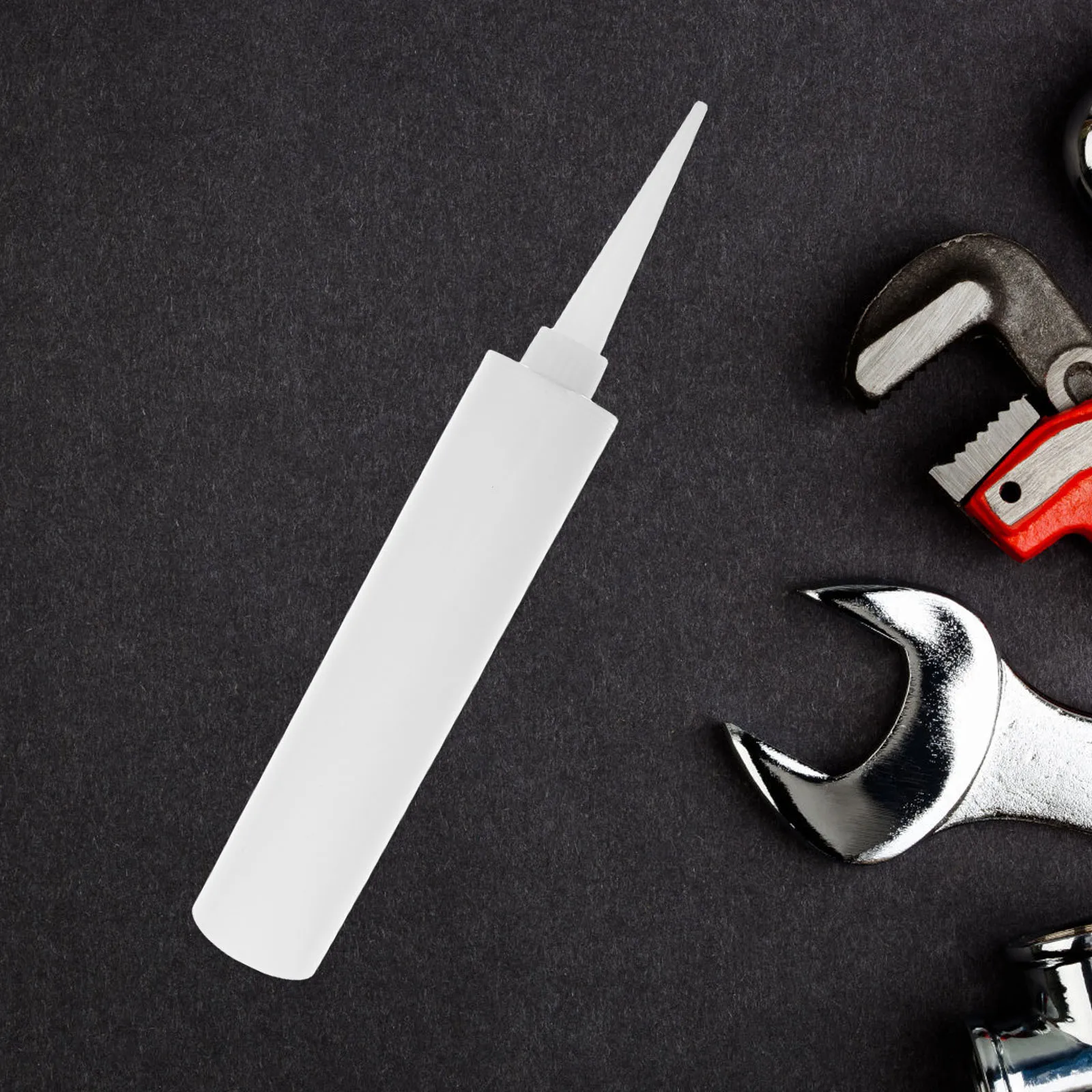 

5pcs Empty Caulk Tubes Large Diameter Refillable Plastic Grout Tools Sealant Agent Applicator Tile Repair Household Floor