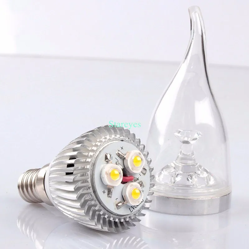 1 Piece Dimmable 3W 4W 5W E14 E27 High Power LED flame Candle Light spotlight Bulb Pendant Lamp chandelier droplight lighting