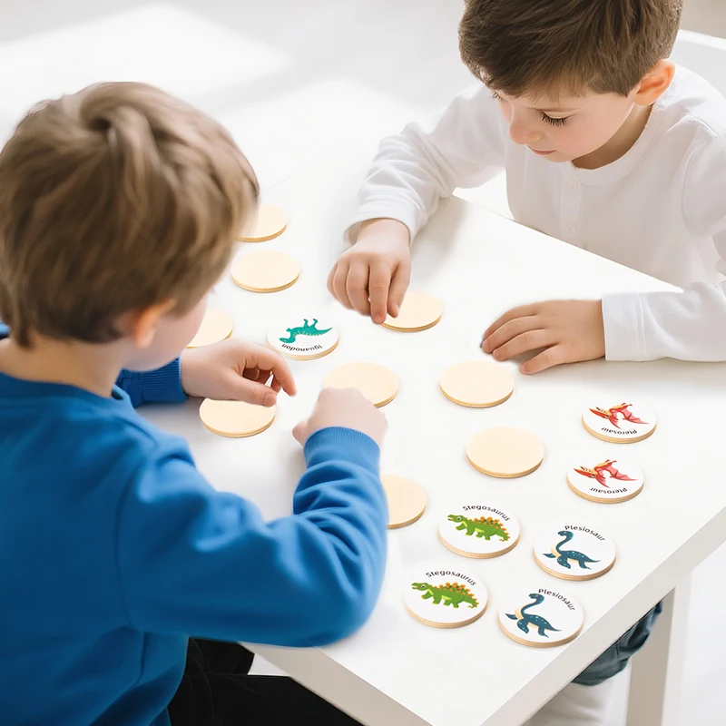 Montessori Puzzle Matching Toy Cognitive Memory Find The Same Focus Training Thinking Board Game Educational Toys For Children