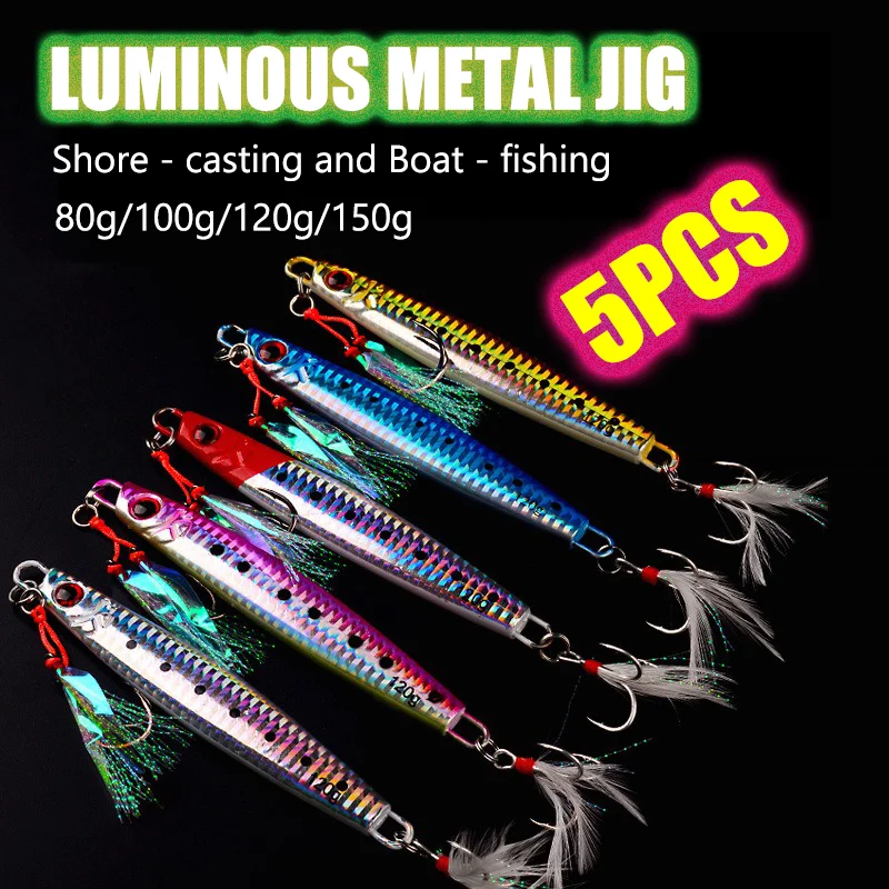 5pcs-metal-jig-fishing-lures-80g-100g-120g-150g-jigging-bait-laser-coating-iron-plate-bait-spoon-lures-sea-boat-fishing-tackle