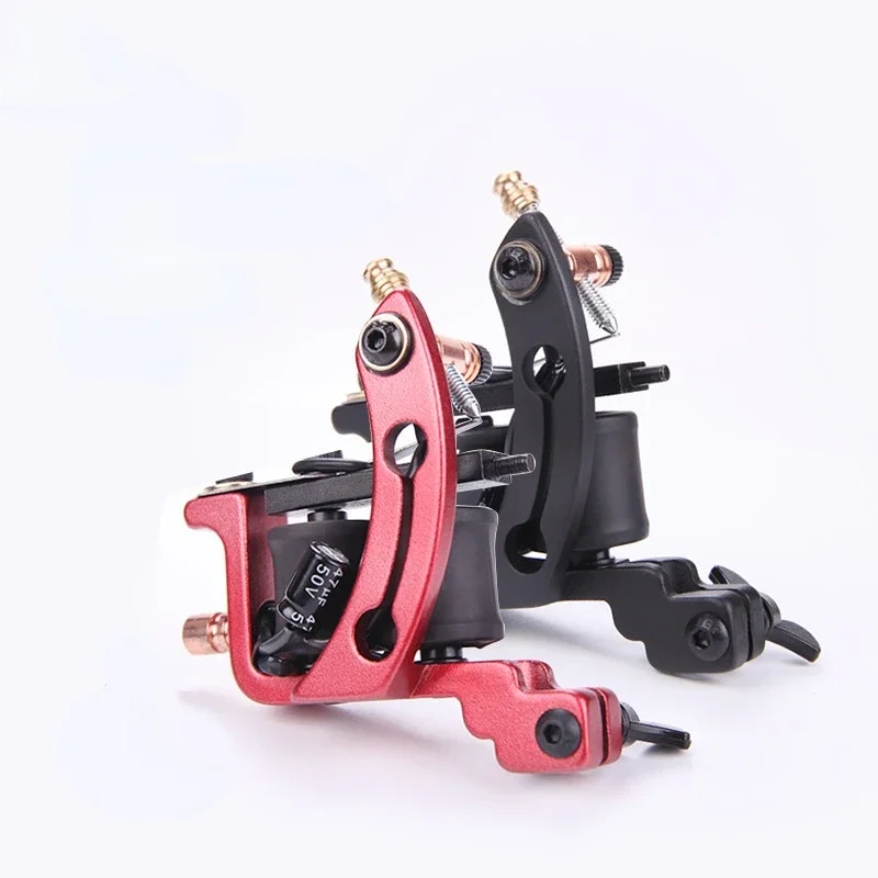 

New Type Coil Tattoo Machine Gun Professional 10 Wrap Coils For Lining Shading Coloring Body Tattoo Permanent MakeUp Supplies