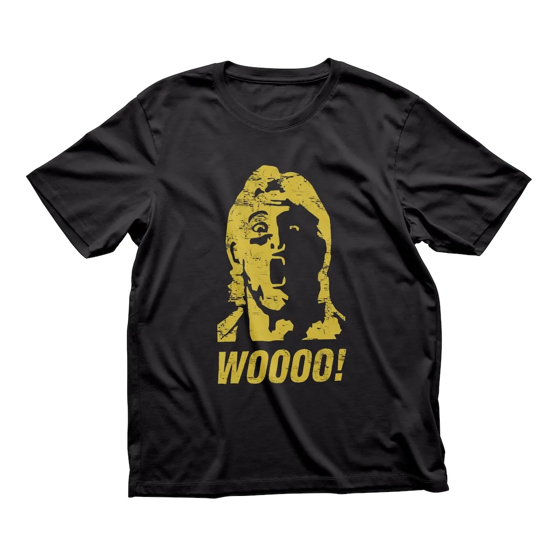 Ric Flair Wooo T Shirt Gift Woo Chop Wrestling Adult Regular Fit Crew Necked Tees Cotton Men's Printed Tops Men's clothing