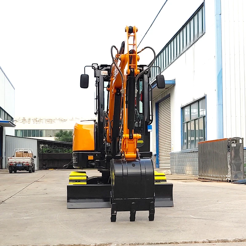 Fuel‑Saving Diesel Engine Wear‑Resistant Rubber Track Mini Excavator For Small Construction Site Earthwork