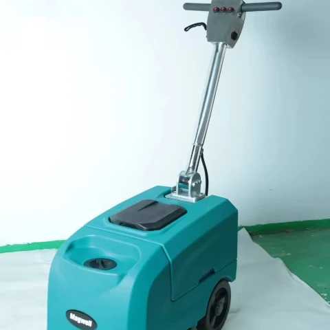 Electric Walk-Behind Floor Cleaning Machine Scrubber Vacuum Burnishing Machine For Warehouse Workshop Commercial Floor Cleaning
