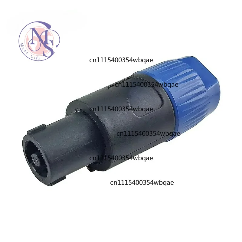 ZOCI-4 pole Speaker Connector Plug For NL4FC Speakon Professional Audio Plug For Stage KTV Bar Audio Equipment 1pc