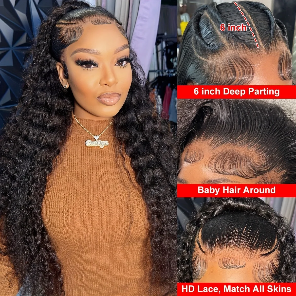 13x4 جيري مجعد الدانتيل الجبهة الباروكات 200% الكثافة الشعر البشري قبل قطعها غريب مجعد HD الدانتيل الباروكات شعر الإنسان قبل قطعها #1