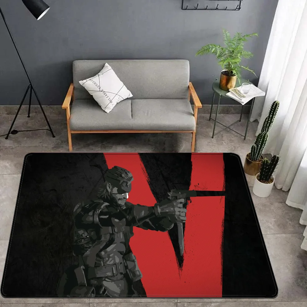 MGS Metal Gear Solid  Floor Mat Bathroom Mat Kids Room Bedroom Decoration Balcony Anti-Slip Doormat Living Room Welcome Rug