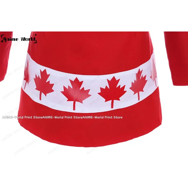《حجم مخصص》Anime Axis Powers Hetalia APH كندا أزياء تنكرية لحفلات عيد الميلاد والهالوين؛ 2،k'5،t؛8. #3