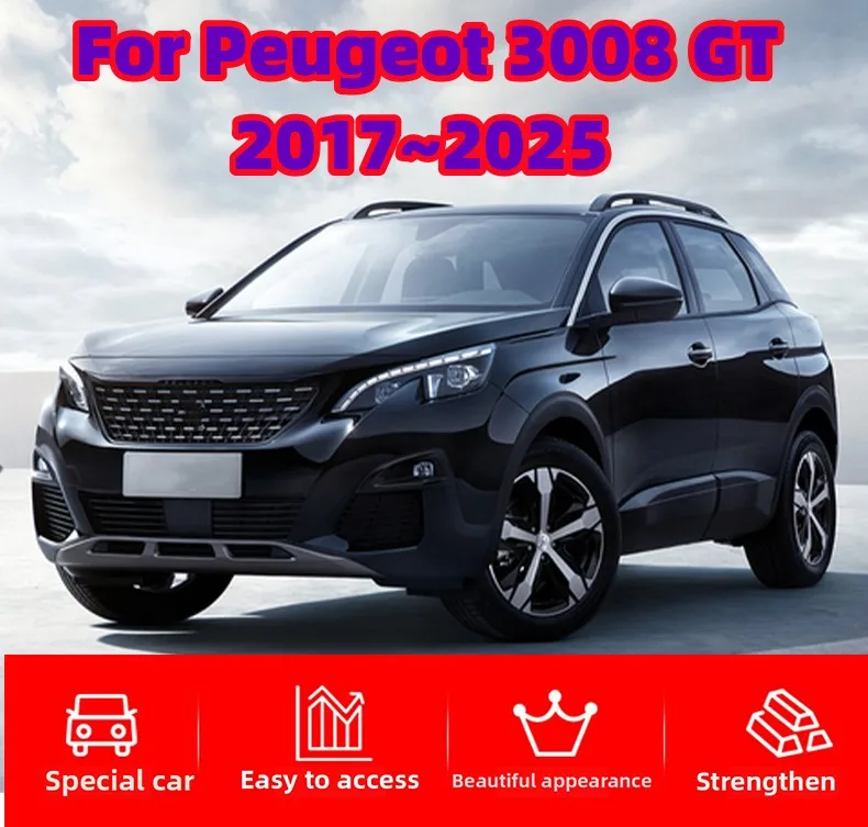 Für Peugeot 3008 GT 2017 2018 2019 2020 2021 ~ 2023 2024 2025 Tür Armlehne Lagerung Box Organizer Aufräumen tablett Innen Zubehör – Detail 1