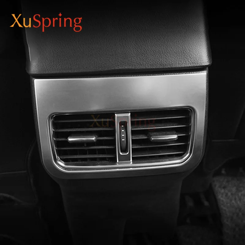 Voiture Arrière Console Climatiseur Évent Sortie Cadre Couverture Garniture Autocollants Style Pour Mazda CX-5 CX5 2017-2021 2022 2023 2024 KF