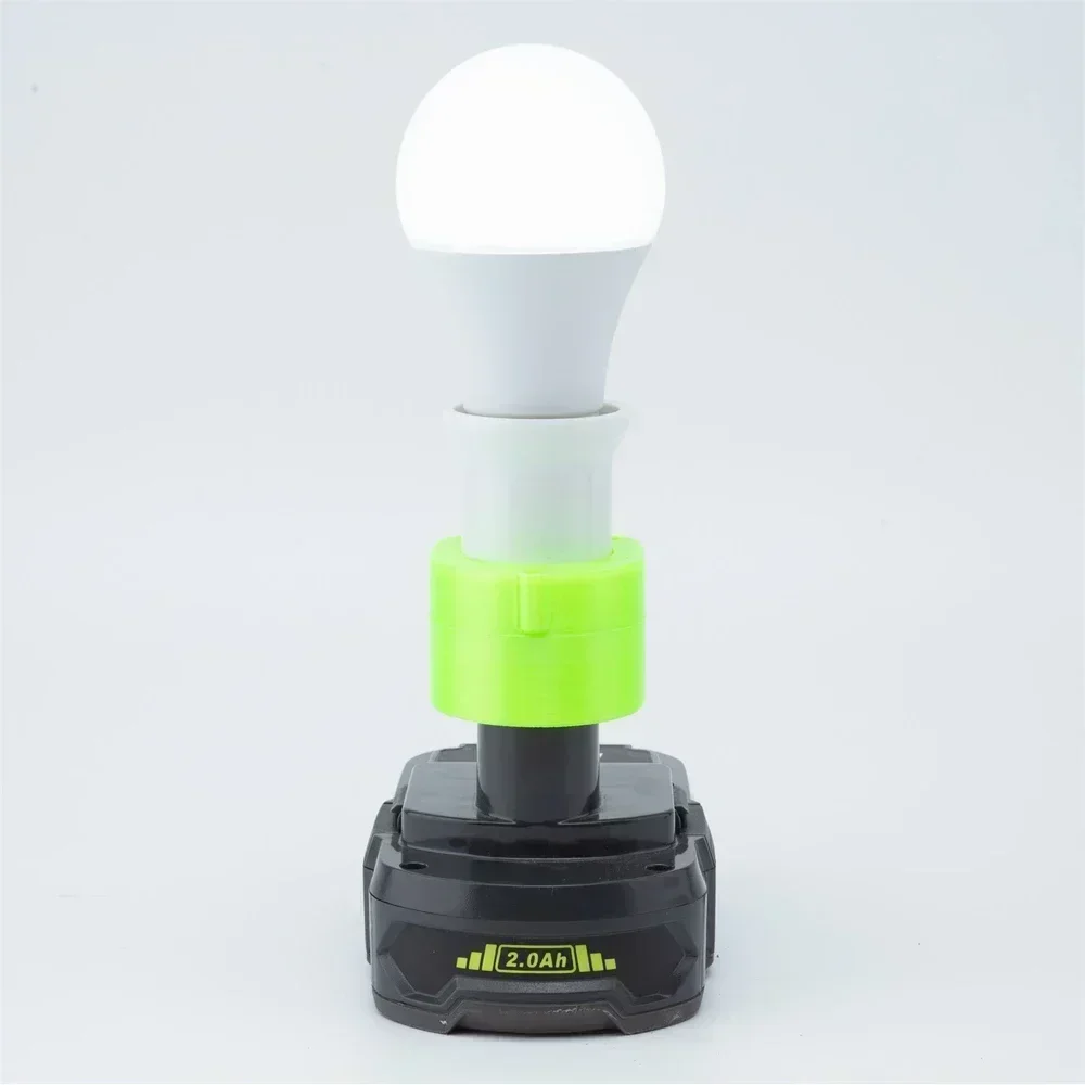 Imagem -02 - Cordless Portátil Lâmpada Led para Ryobi E27 18v Li-ion Battery Indoor e Outdoor Luz de Trabalho de Emergência sem Bateria