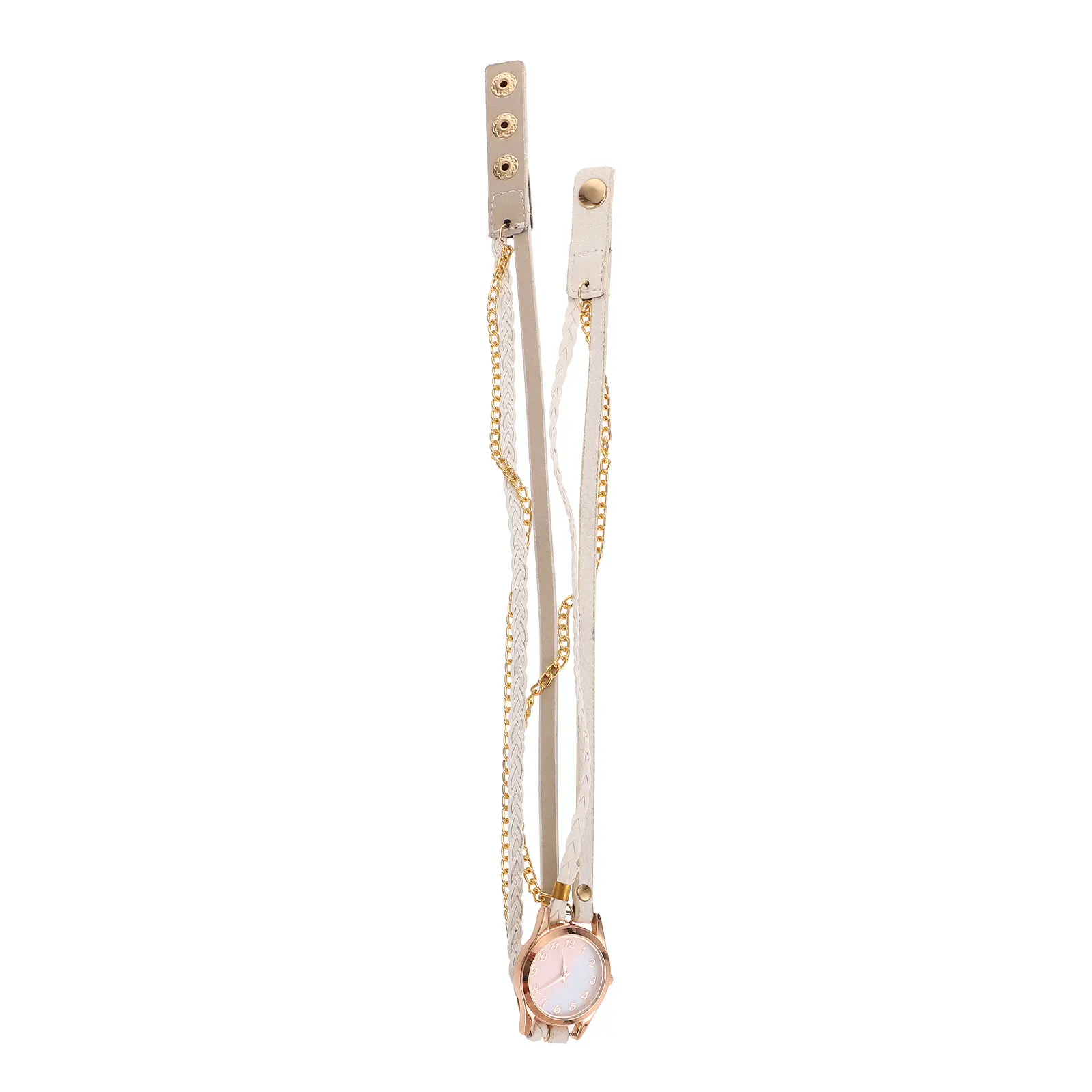 Delicate Women Bracelet Watch Light Weight Wrist Chain Design Fashionable Dial for Casual Dressy Outfits Indoor Outdoor