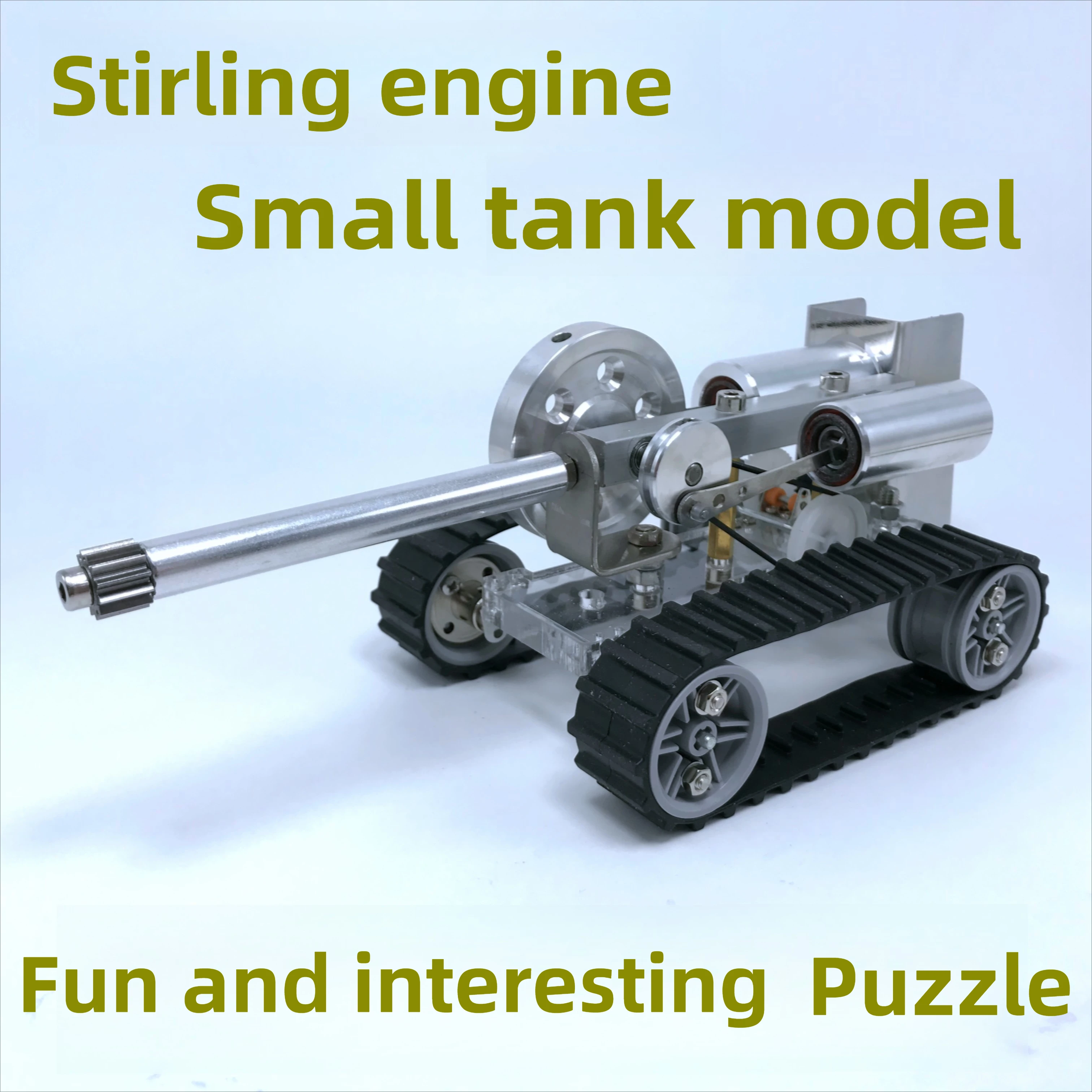 

Модель бака двигателя Стирлинга, откидной маховик, запуск топлива, повороты двигателя, механическая игрушка