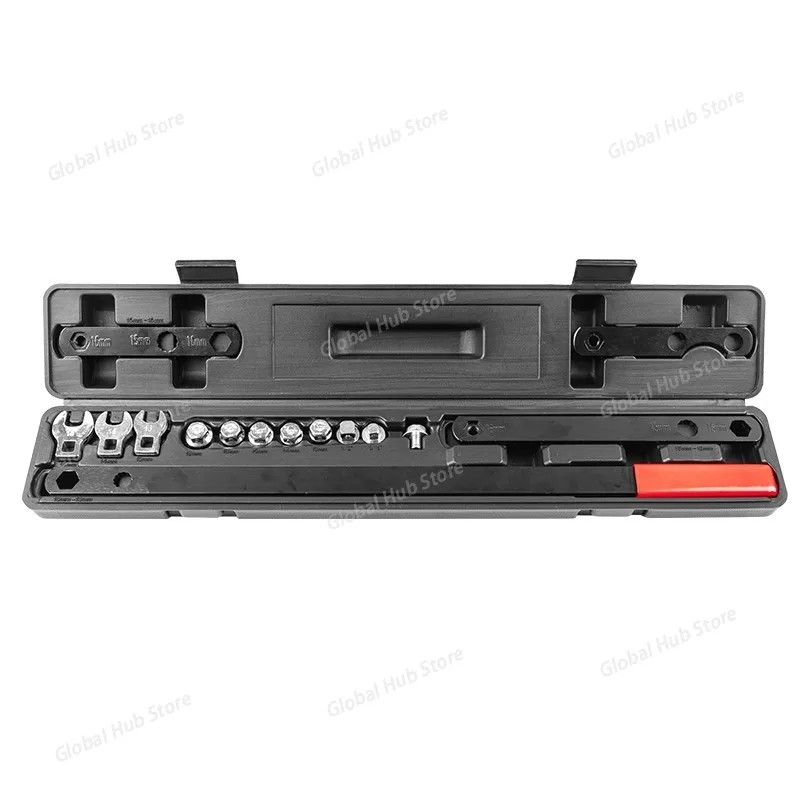 

Набор инструментов для автомобильного ремня, инструменты для обслуживания двигателя автомобиля, профессиональный набор ключей для натяжного шкива, набор инструментов для снятия шкива