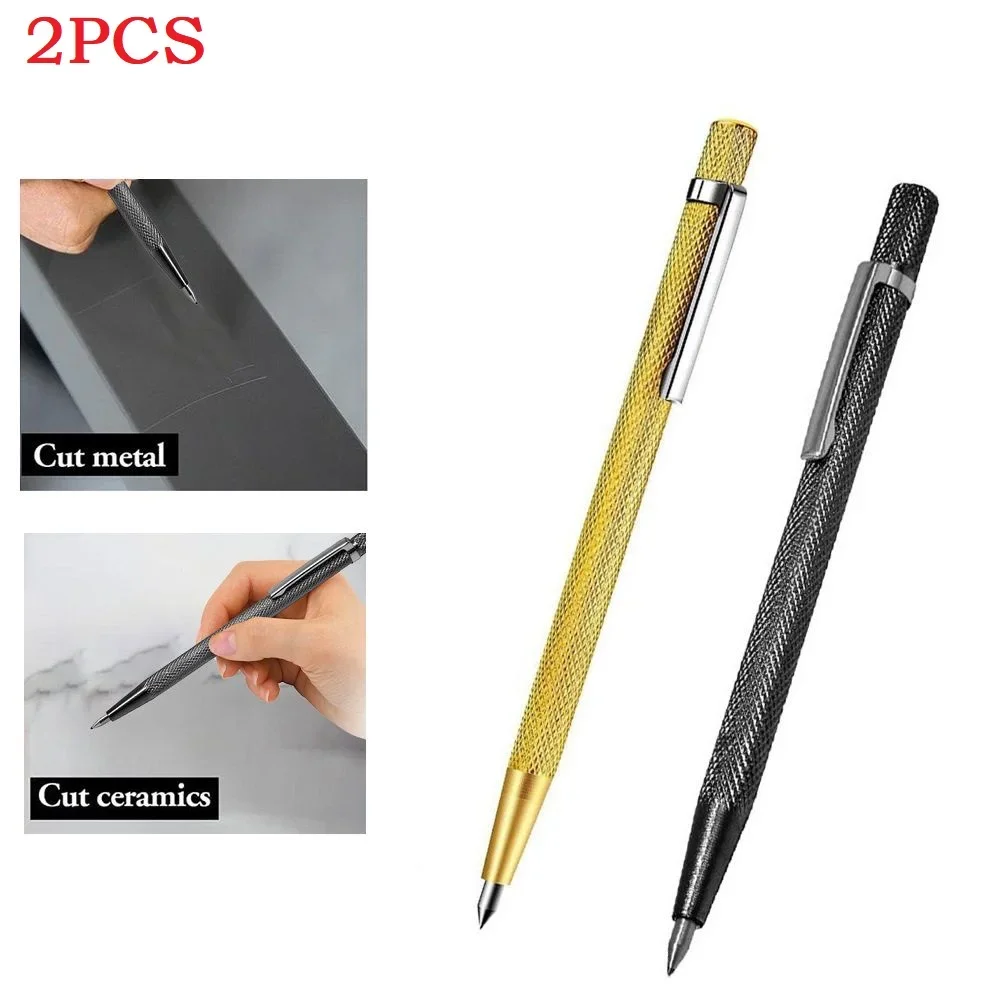 Hand Tools Tile Cutting Pen Carbide Tip Ceramic Engraving Pen Marking Scriber Pen Tungsten Tungsten Steel Alloy