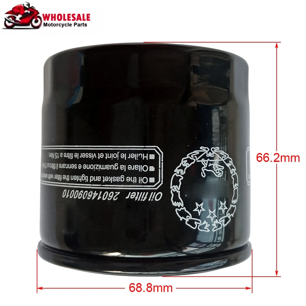 

1/2/4pc Motorcycle Engine Oil Filter For Benelli BJ300 BJ302 BJ600 BN300BN302 BN600 TNT600 TNT300 TNT302 BJ BN TNT 300 302 600