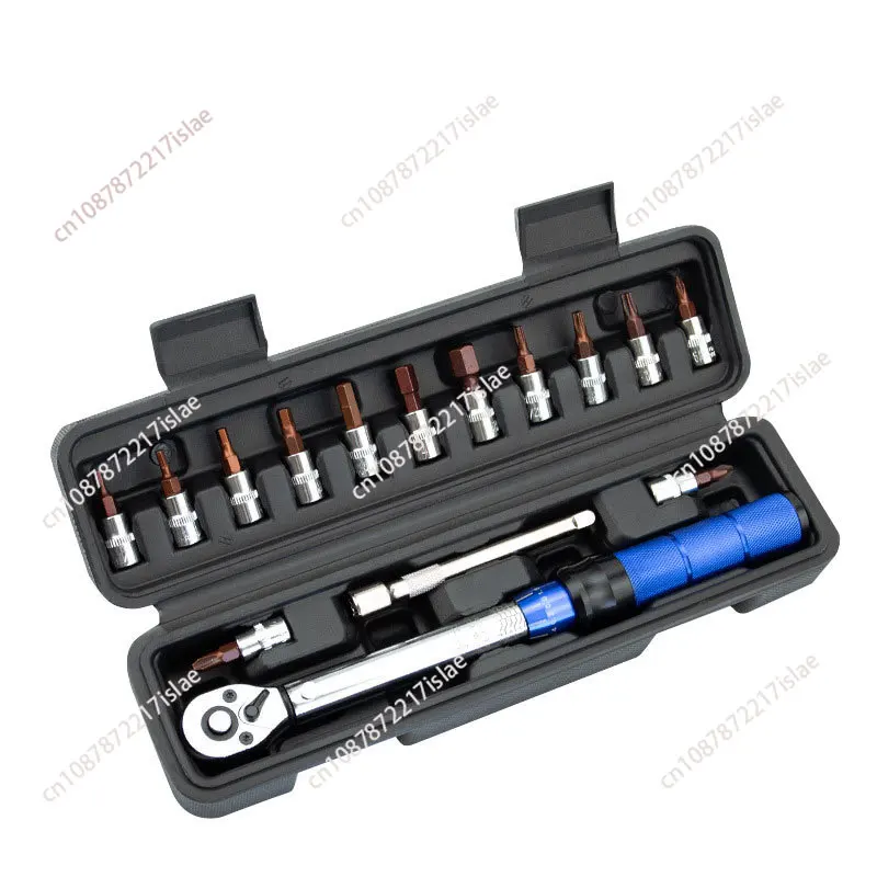 1/4 Bicycle Torque Wrench Set Preset Adjustable Small Torque Ratchet Wrench