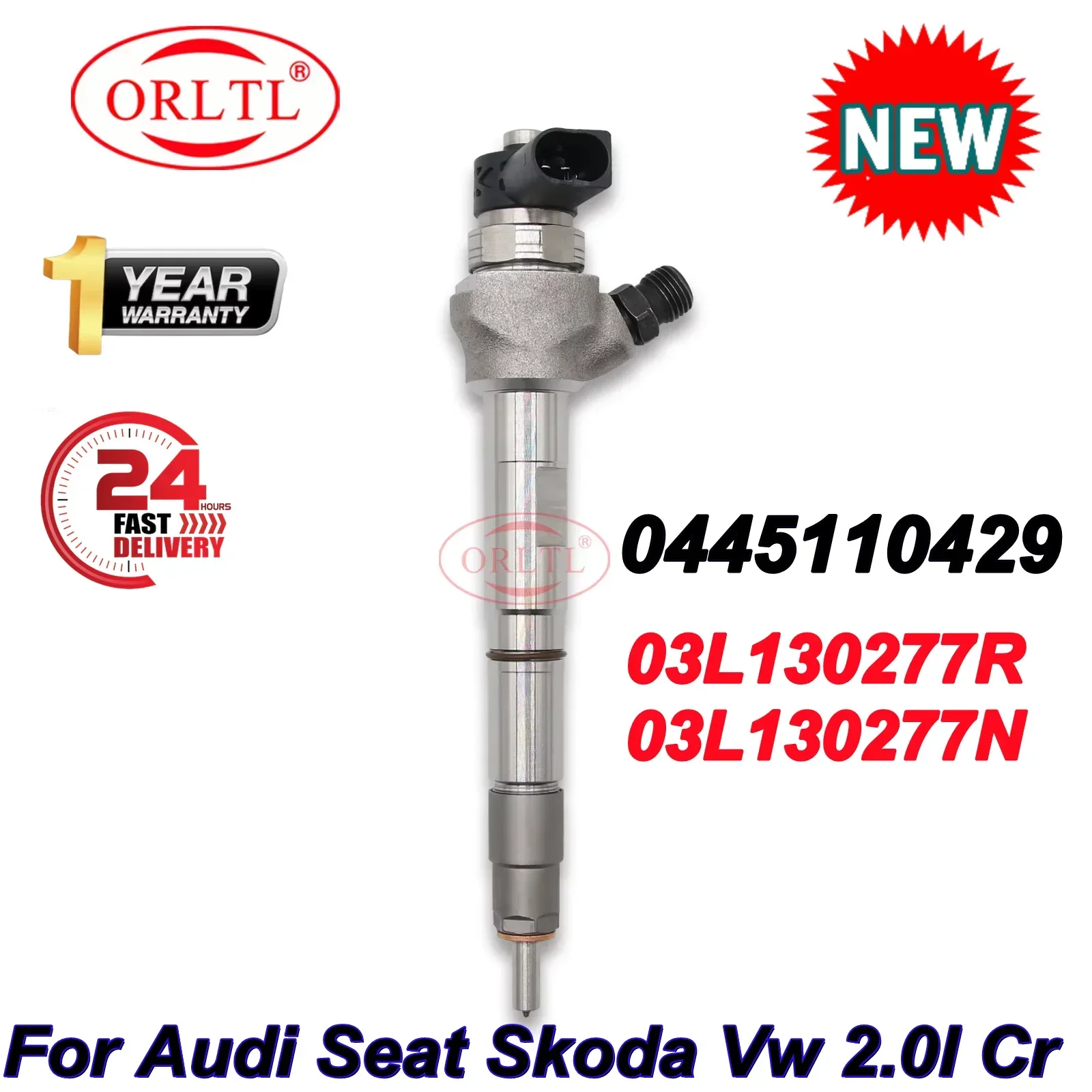 

New 0445110429 Diesel Injector Nozzle 03L130277R Fuel Sprayer 0 445 110 429 For VOLKSWAGEN PASSAT B7 2.0TDI 03L130277N