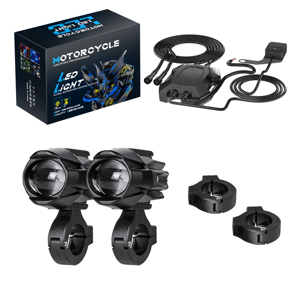 

Мотоциклетная фара, светодиодная вспомогательная противотуманная фара 6000K, противотуманная фара для вождения автомобиля, противотуманная фара для BMW R 1200 GS Adventure LC