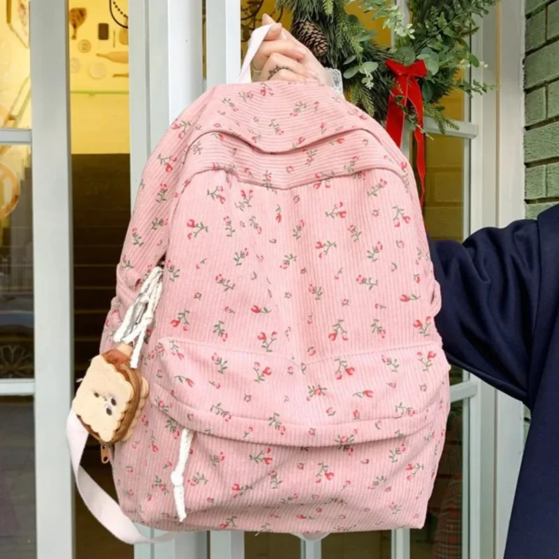 Korean Bow Backpacks Biscuit Wallet Waterproof Lightweight Cute Blocking Bag Casual Pleated Student High Capacity Backpacks New