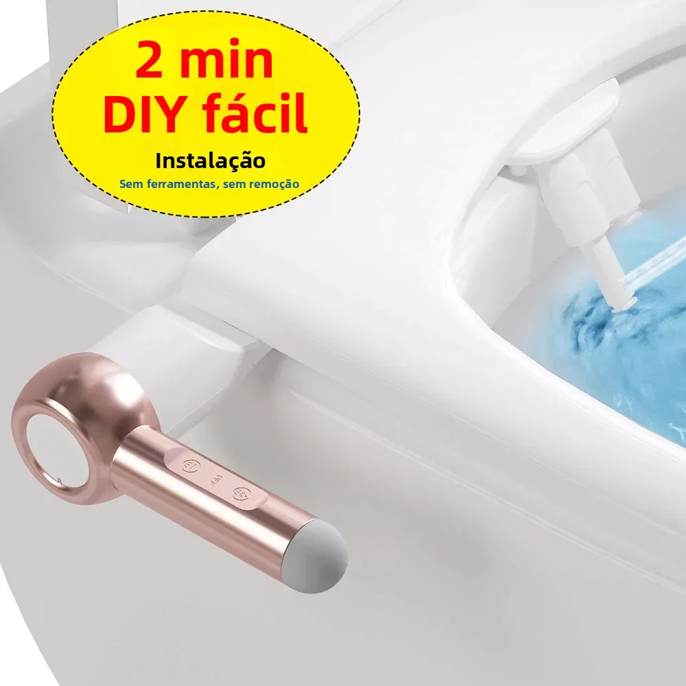 超薄型トイレ用ビデアタッチメント、非電動ビデ便座アタッチメント、デュアルモード圧力制御付き