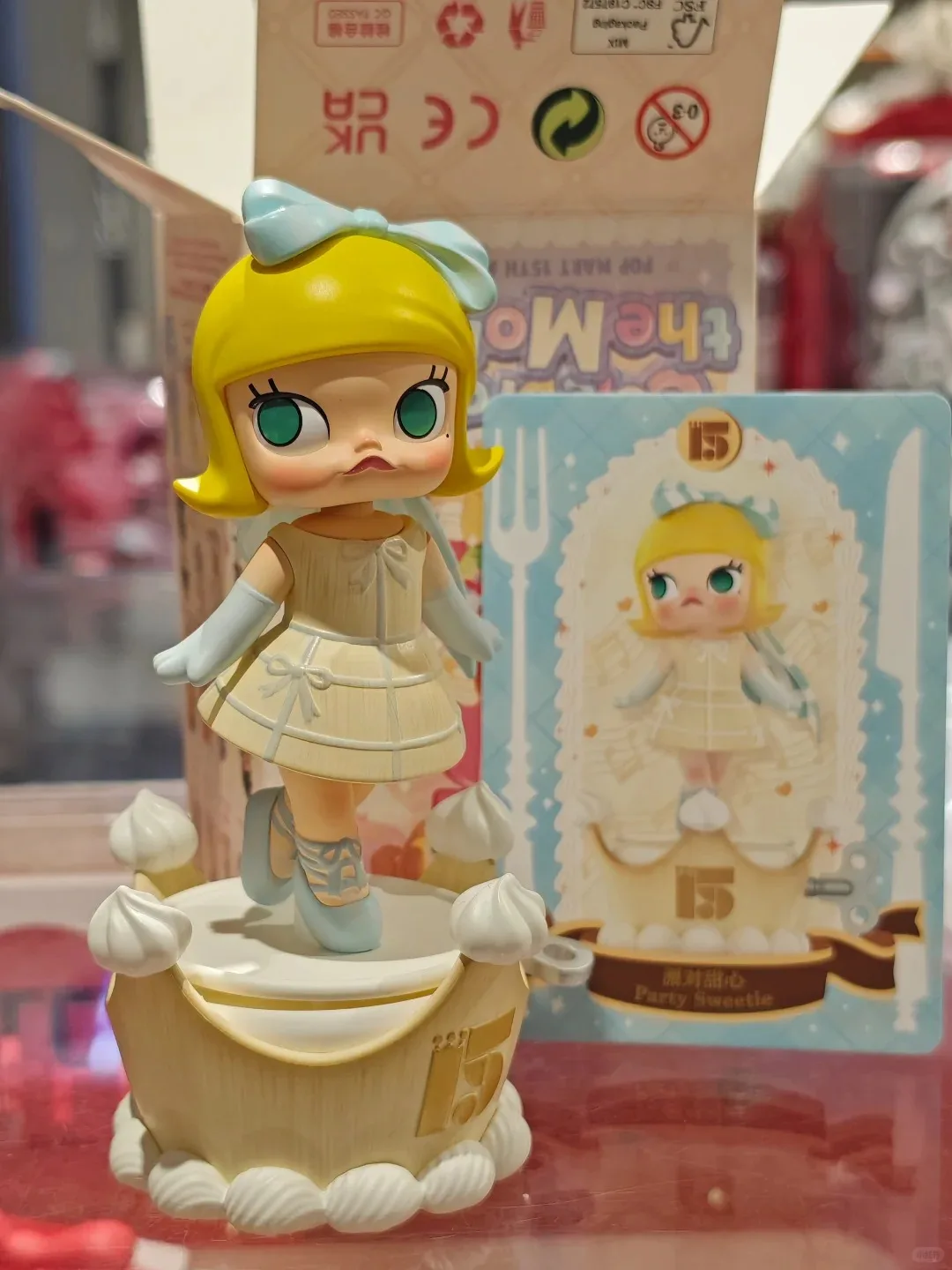 POP MART Celebrating The Moment POP MART 15TH ANNIVERSARY Series Trendy Blind Box Toy Trendy Xmas Toy in Stock