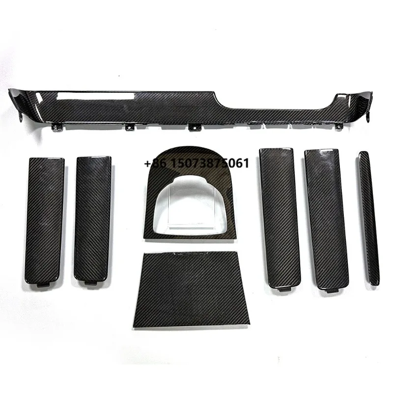 CarbonStep Sport-Style Carbon Fiber Center Console Door Panel Interior Kit for G63 (19-24) NDT