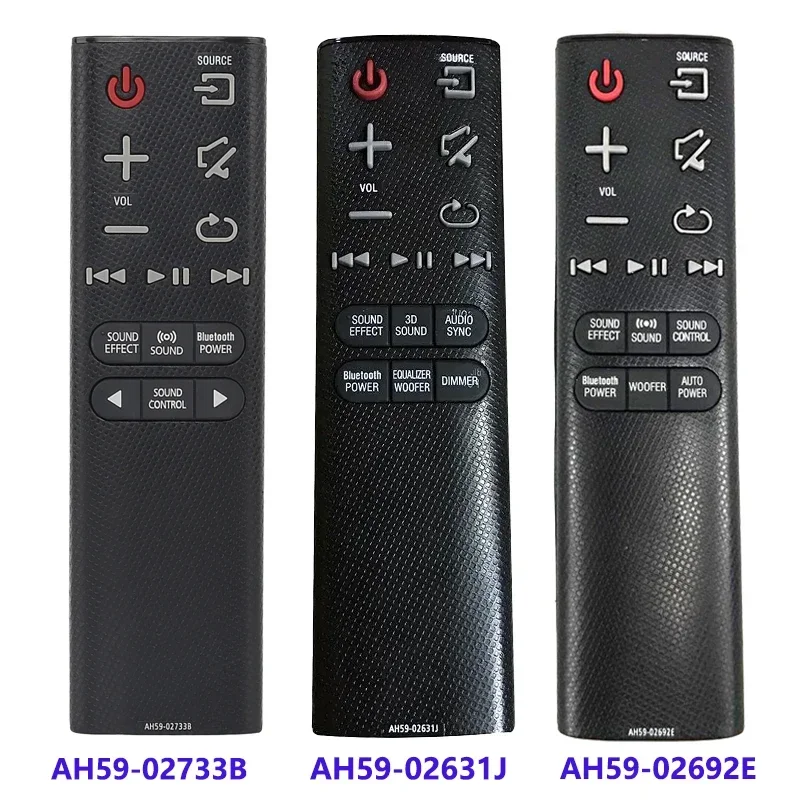 Remote Control AH59-02733B AH59-02631J AH59-02632A AH59-02632B AH59-02692E AH59-02631A for Samsung Soundbar