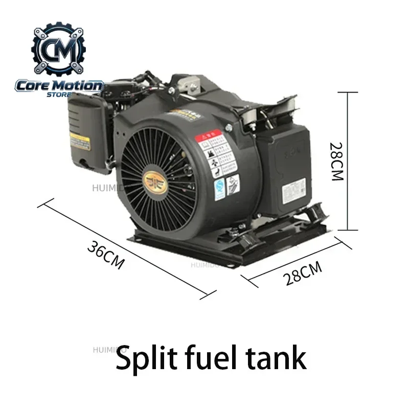 4KW 5KW 6KW Electric Vehicle Range Extender Low Noise Generator For Four Wheeler Portable Generator DC 48V 60V 72V