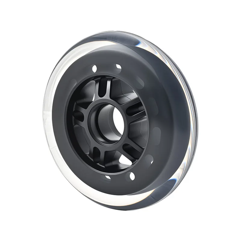 1 قطعة عجلات تزلج بولي LED عجلة فلاش LED ضوء وماض الخلفي الخلفي ABED-7 محامل سبائك فاصل عجلات مسبقة المجهزة #3