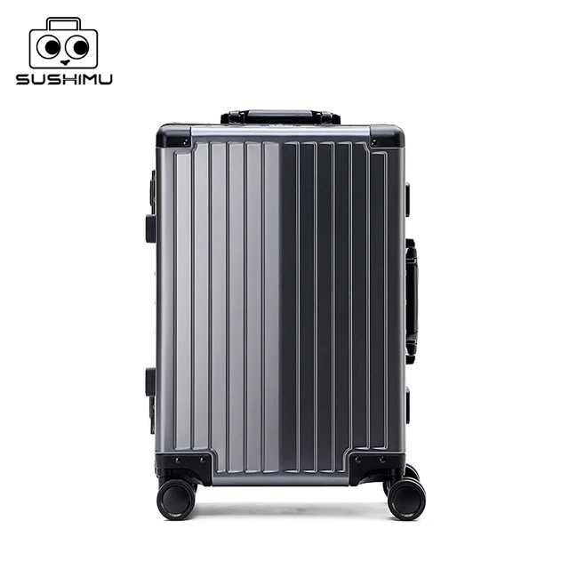 All-aluminum-magnesium alloy trolley suitcase, spinner wheel, aluminum alloy suitcase, metal box, password boarding suitcase All-aluminum-magnesium alloy trolley suitcase, spinner wheel, aluminum alloy suitcase, metal box, password boarding – view 1