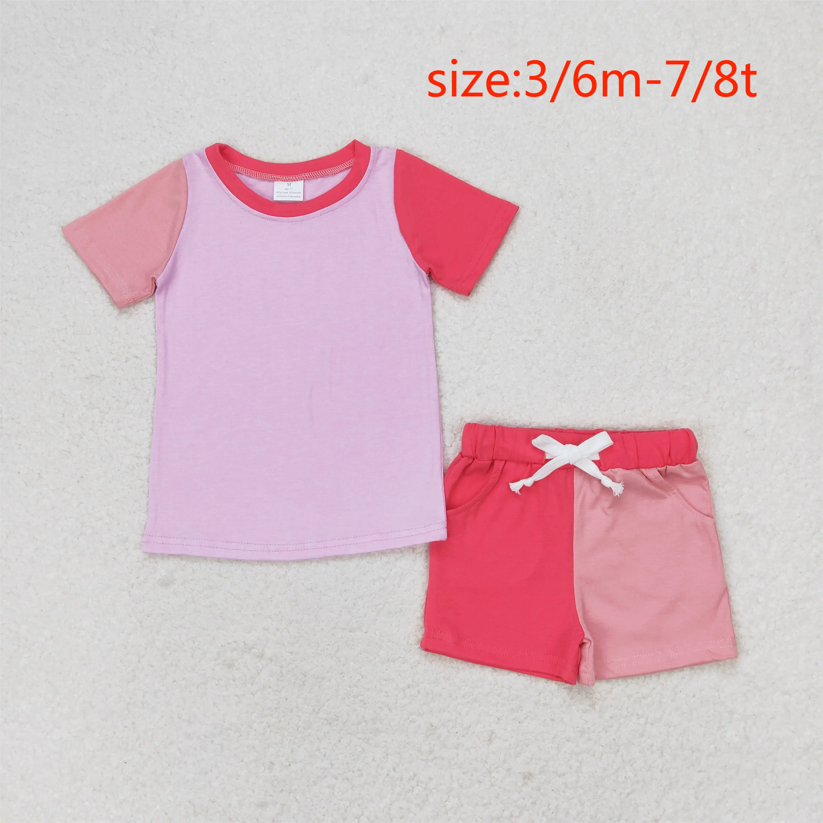 

z924-05 GSSO1269 Summer kids clothes girls Sibling Matching short sleeves shorts sets Wholesale Boutique baby girls clothes