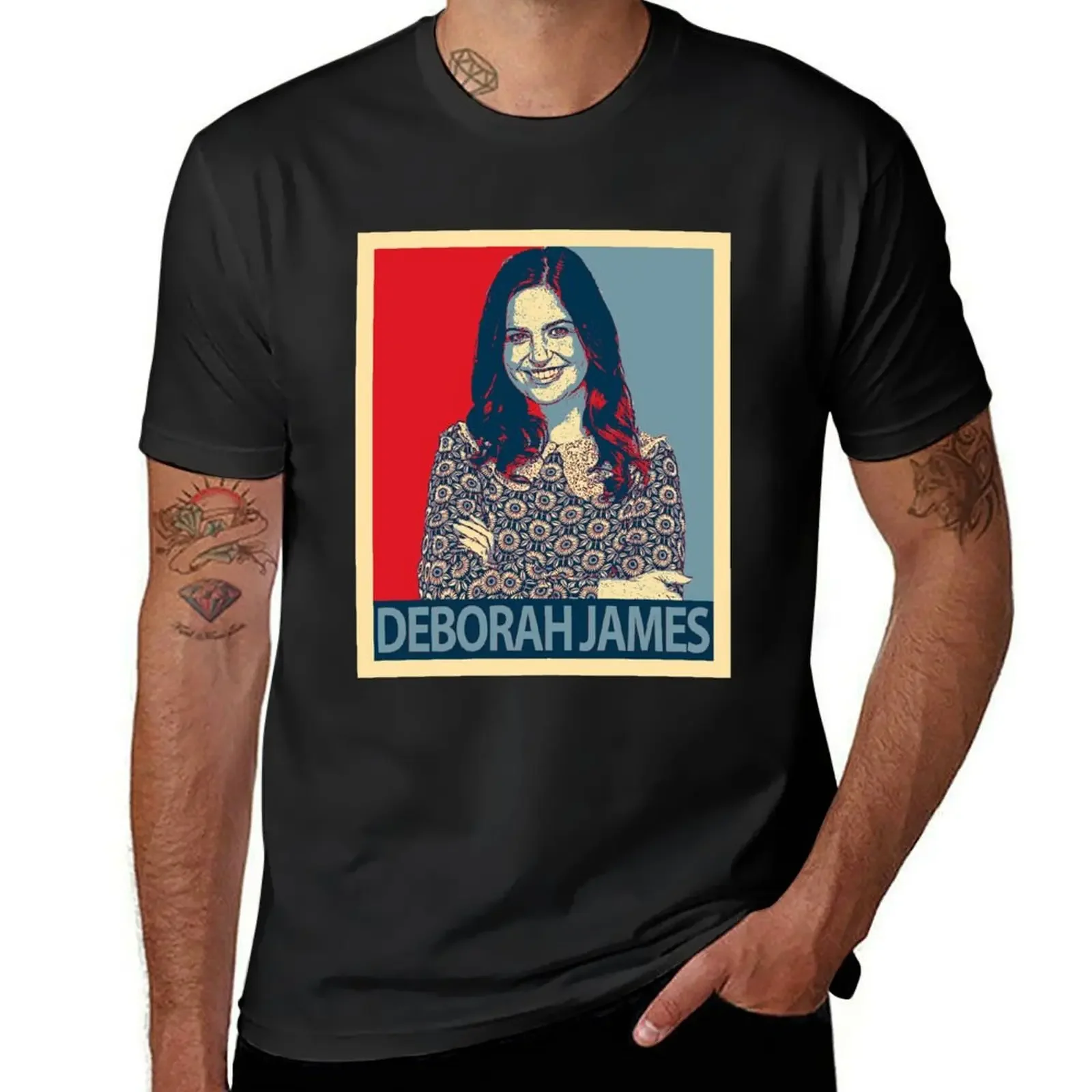 Deborah James T-Shirt quick drying customizeds plus size men clothing