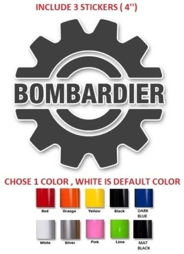 For (2Pcs) Bombardier ski-doo,Moto-ski,brp,can-am sticker decal ( SET OF 3 )