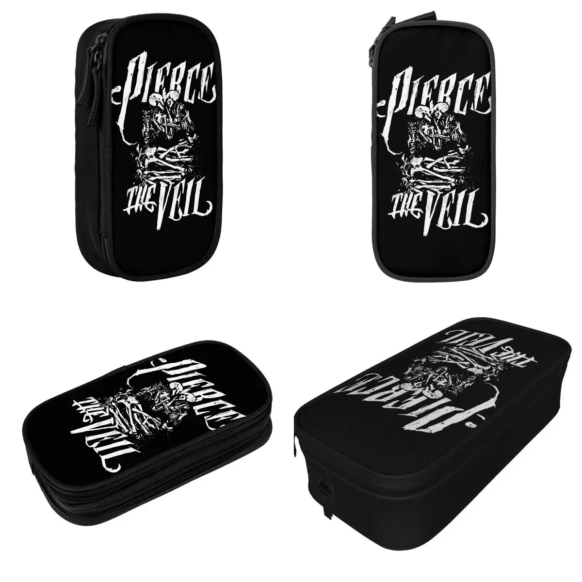 Rock Band Pierce The Veil Merch Pen Box Large-capacity Office Accessories Pencil Box Suprise Gift