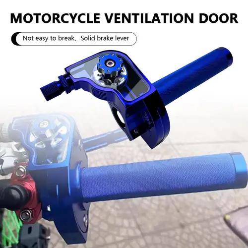 Imagen 2 del producto Empuñadura de acelerador de aluminio CNC para motocicleta, ciclomotor, scooter y bicicleta