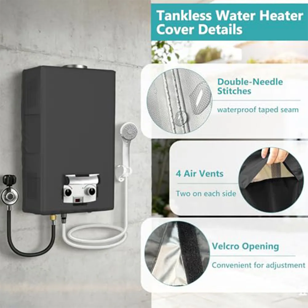 Water Heater Cover Compatible with For 10L 2.64 GPM Portable Tankless Units for All Weather Outdoor Protection Needs