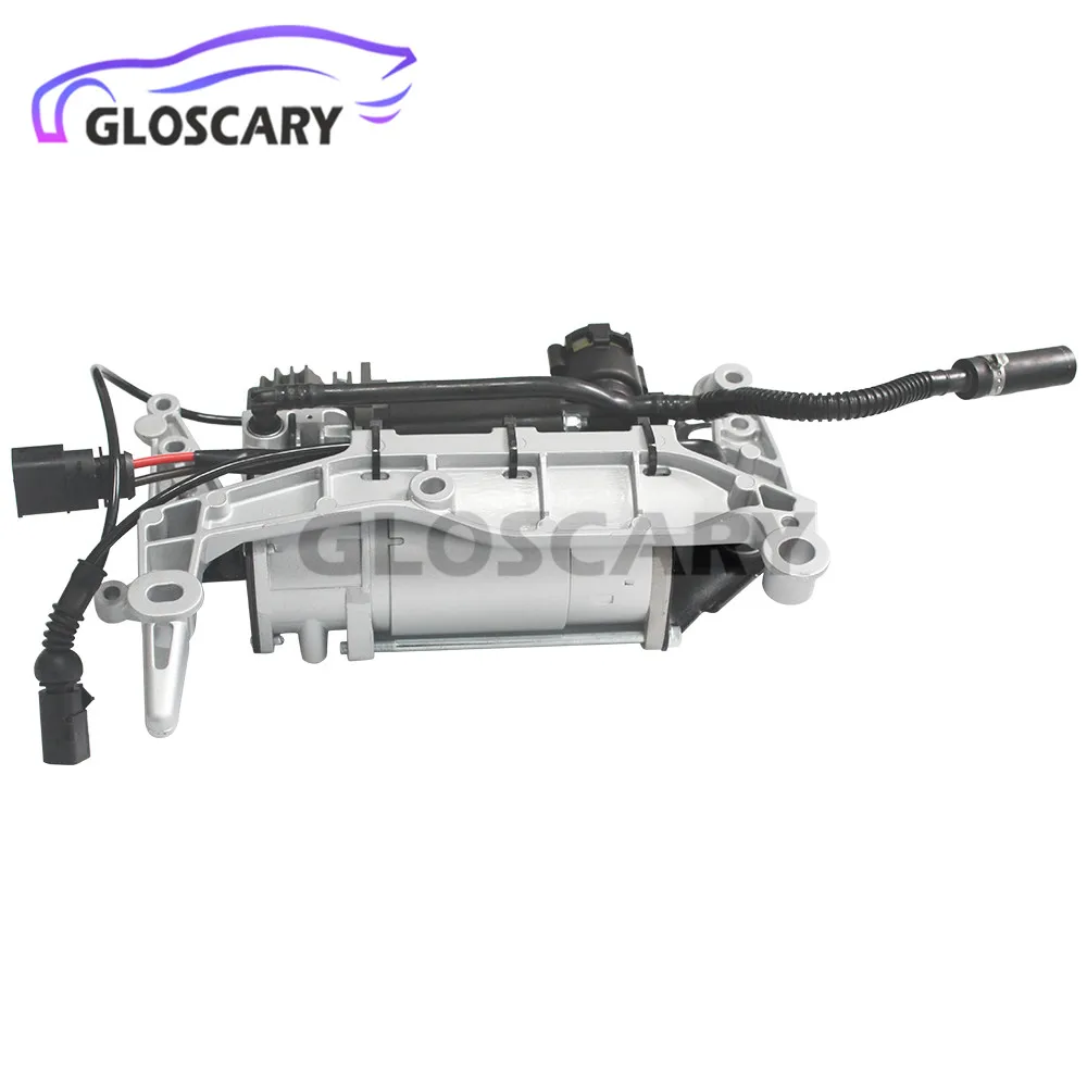 Air Suspension Compressor Pump With Bracket + Air Pipe For Audi Q7 4L VW Touareg 7L Porsche Cayenne 9PA 7L8616006A 7L8616006C