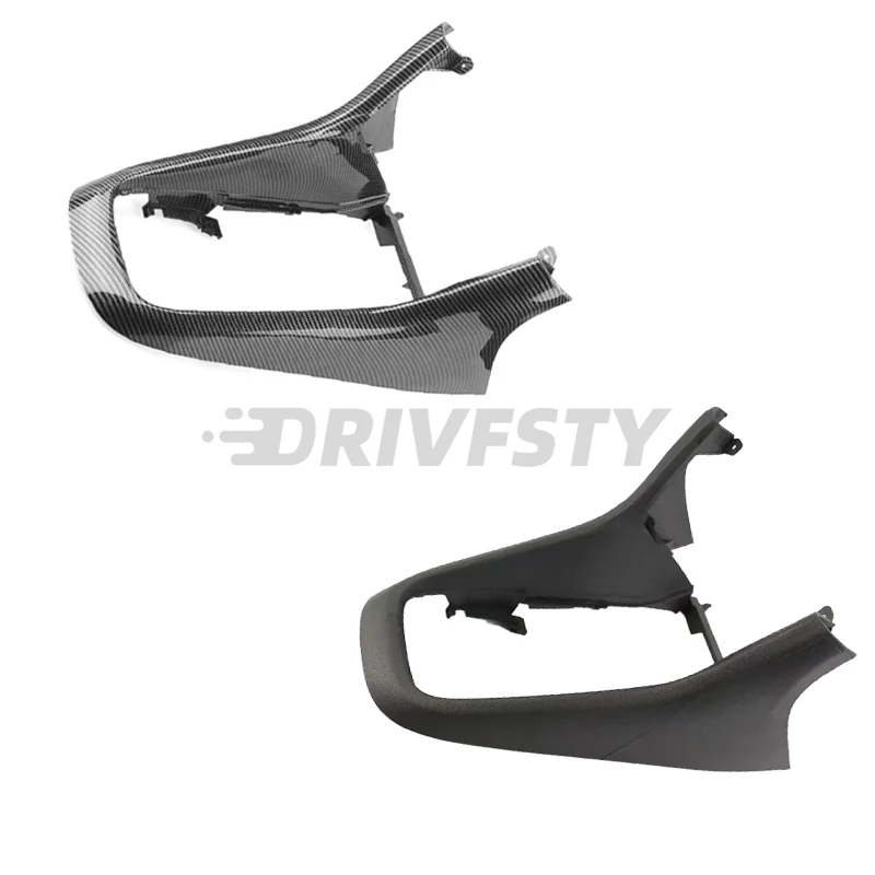 Black Carbon Fiber Car Center Console Gear Shift Knob Frame For Volkswagen VW Golf MK6 2008 2009 2010 2011 2012 2013 5K0863680