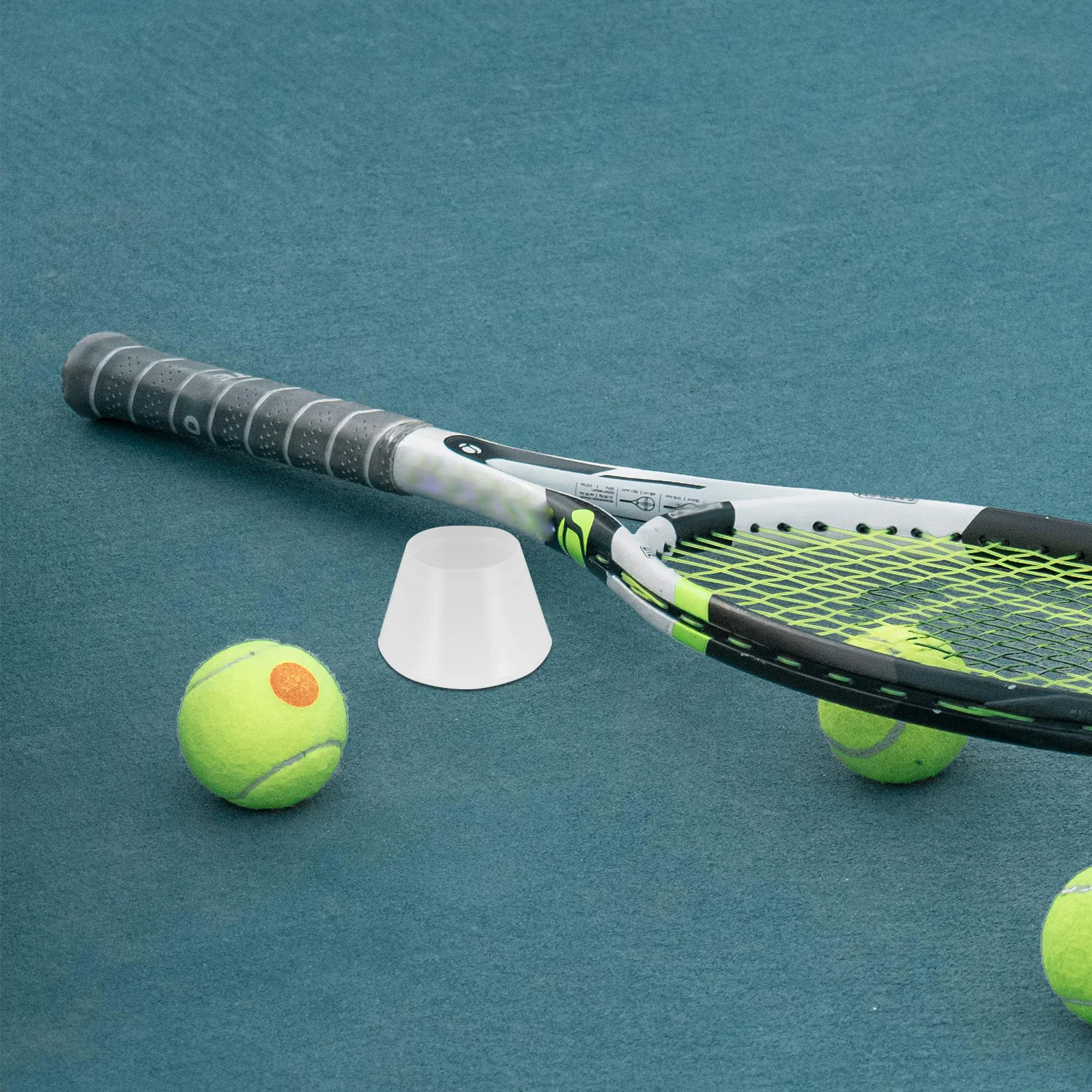 

Tennis Racket Silicone End Cap Shockproof Absorber Thickened Design Easy Installation Universal Fit Various Brands Durable