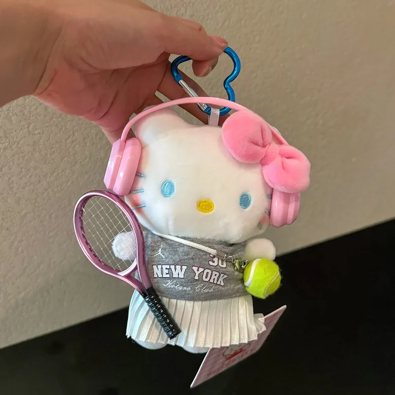 جديد Kawaii سانريو أنيمي هواية مرحبا كيتي عروسة كارتون المفاتيح زوجين على ظهره معلقة حلية هدية عيد ميلاد