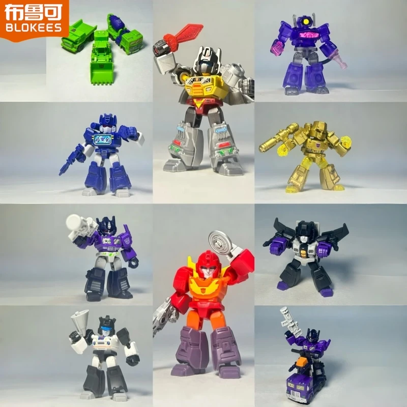 

В наличии Blokees слепая коробка-трансформеры Defender версия 3, Optimus Prime Grimlock, украшение для звуковой волны, подвижная фигурка, игрушки, подарки