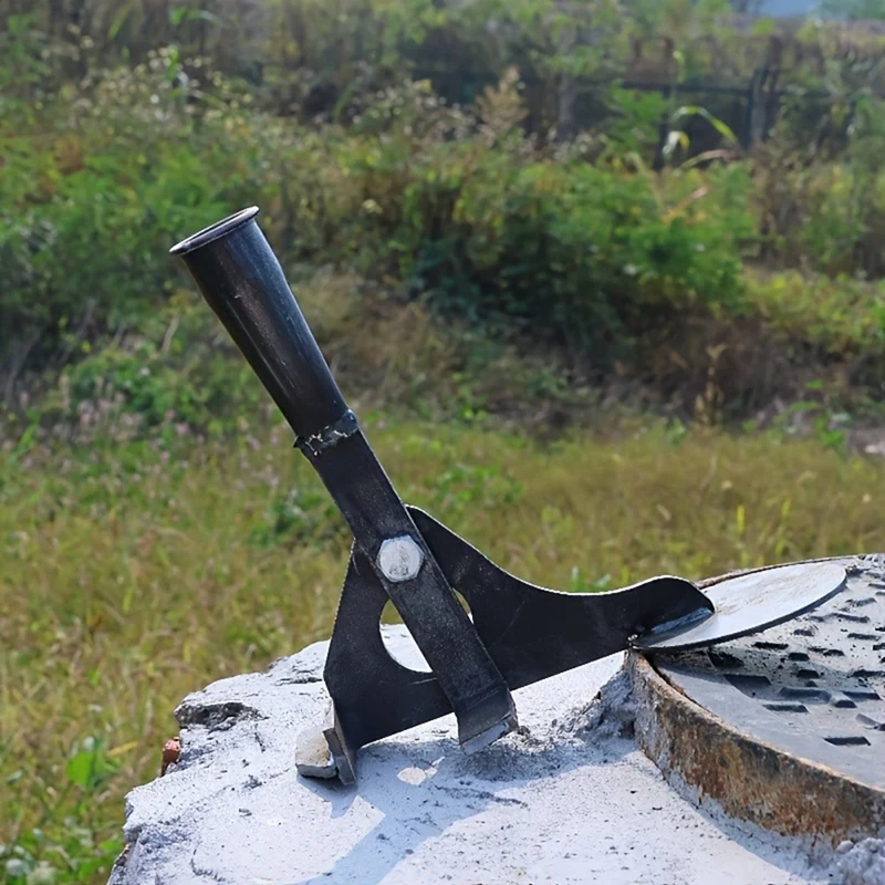 PZHI Manual Root Puller Tool, Efficient Farm Hand Tool, Weed Stump Removal, Corn and Cotton Puller, Carbon Steel